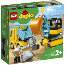 LEGO® DUPLO® Sunkvežimis ir vikšrinis ekskavatorius 10931